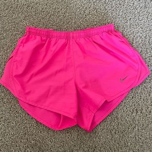 Hot Pink Nike running shorts